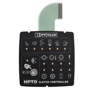 Interruptor de membrana impermeable LED integrado